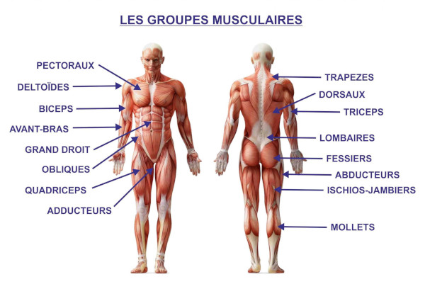 Les groupes musculaires